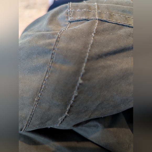 Womens Superdry Japan Microfibre Windbomber Hooded Jacket, Khaki Green Small - Picture 16 of 16